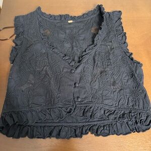 Small Free People top. Worn twice and dry cleaned only.